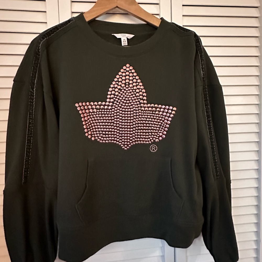 AKA Studded Cropped Sweatshirt